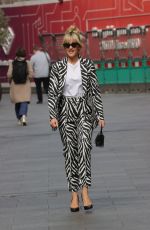 ASHLEY ROBERTS at Heart Radio in London 05/04/2022