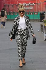 ASHLEY ROBERTS at Heart Radio in London 05/04/2022
