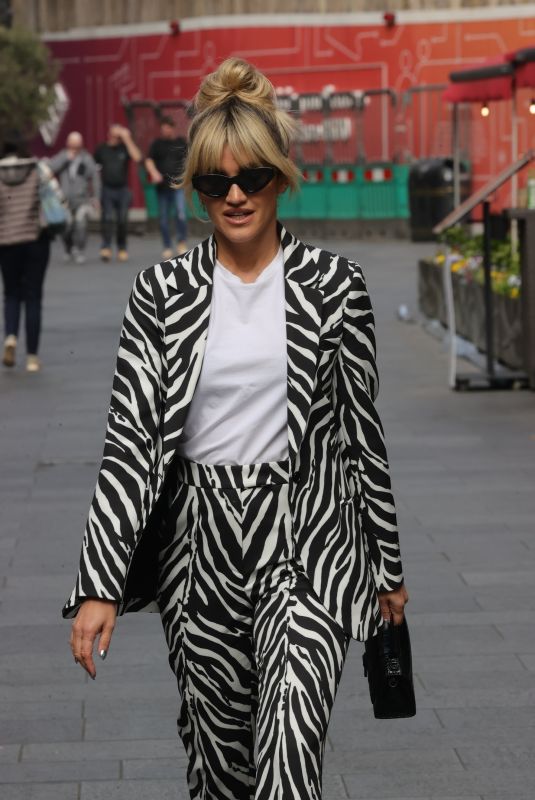 ASHLEY ROBERTS at Heart Radio in London 05/04/2022