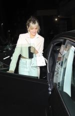 ASHLEY ROBERTS Leaves Chiltern Firehouse in London 05/14/2022