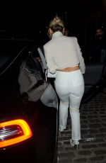ASHLEY ROBERTS Leaves Chiltern Firehouse in London 05/14/2022