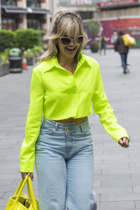 ASHLEY ROBERTS Leaves Heart FM Breakfast Show in London 05/25/2022