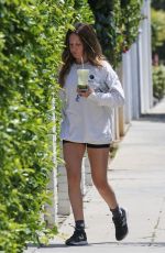 ASHLEY TISDALE Heading to Workout in Santa Monica 05/23/2022