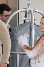 BARBARA MEIER Arrives at Hotel Martinez in Cannes 05/25/2022