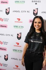 BECKY G at North Carolina Courage vs. Angel City FC in Los Angeles 04/29/2022