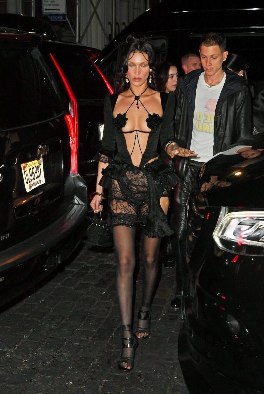 BELLA HADID and ROSALIA Arrives at Met Gala Afterparty in New York 05/02/2022
