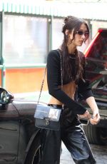 BELLA HADID Arrives at Mercer Hotel in New York 05/01/2022