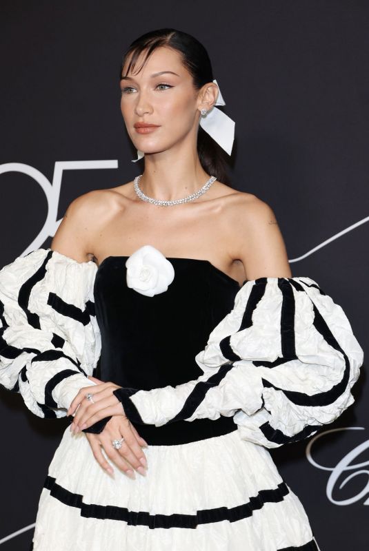 BELLA HADID at Chopard Loves Cinema Gala Dinner in Cannes 05/25/2022