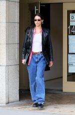 BELLA HADID Leaves Her Apartment in New York 05/13/2022