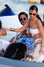 BELLA HADID Leaves Hotel Eden Roc in Cannes 05/28/2022