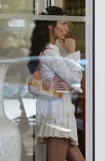 BELLA HADID Leaves Hotel Martinez in Cannes 05/27/2022