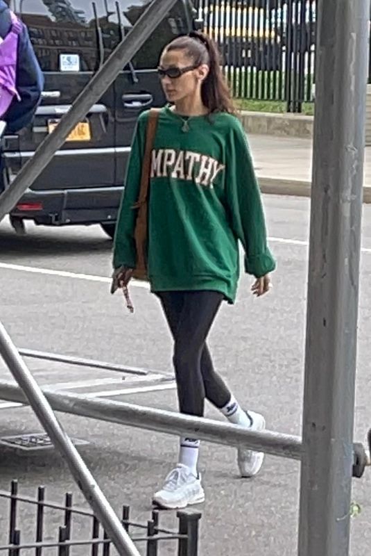 BELLA HADID Out and About in New York 05/12/2022