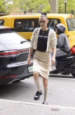 BELLA HADID Out in New York 05/10/2022