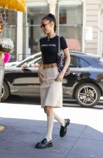 BELLA HADID Out Shopping for Marc Kalman