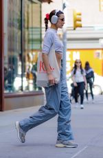 BELLA HADID Out with a Friend in New York 04/30/2022