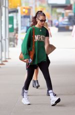 BELLA HADID Returns Home from Gym in New York 05/12/2022