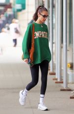BELLA HADID Returns Home from Gym in New York 05/12/2022
