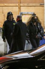 BEYONCE and Jay Z Leaves Dave Chappelle Show in Los Angeles 05/04/2022