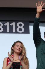 BLAKE LIVELY and Ryan Reynolds at Bromley v Wrexham - Buildbase FA Trophy Final in London 05/22/2022