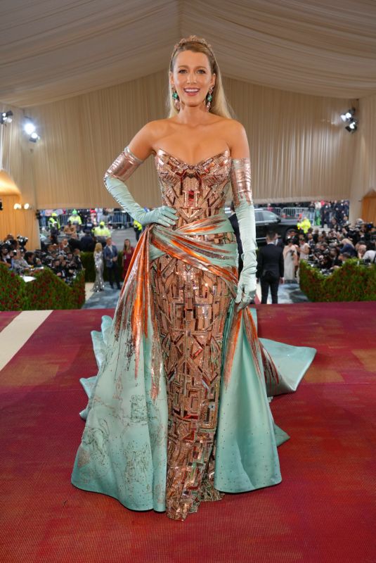 BLAKE LIVELY at Met Gala Celebrating In America: An Anthology of Fashion in New York 05/02/2022