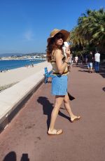 BLANCA BLANCO Out for Ice Cream in Cannes 05/18/2022