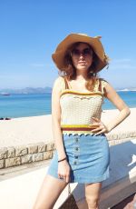BLANCA BLANCO Out for Ice Cream in Cannes 05/18/2022