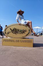 BLANCA BLANCO Out Shopping on Boulevard de la Croisette in Cannes 05/28/2022