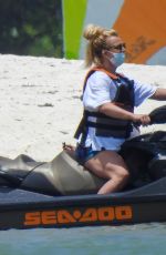 BRITNEY SPEARS Jet Skiing in Cabo San Lucas 05/09/2022