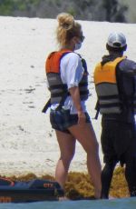 BRITNEY SPEARS Jet Skiing in Cabo San Lucas 05/09/2022