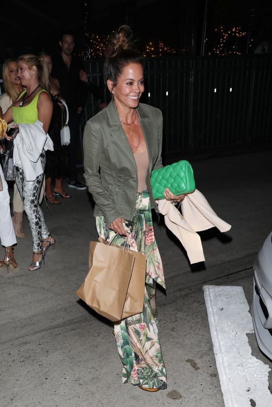 BROOKE BURKE Leaves Giorgio Baldi in Santa Monica 05/06/2022