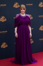 BRYCE DALLAS HOWARD at Jurassic World: Dominion Premiere 05/30/2022