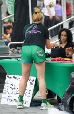 BUSY PHILIPPS at a Defend Abortion Rights Protest in New York 05/15/2022