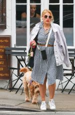 BUSY PHILIPPS Out with Her Dog in New York 05/29/2022