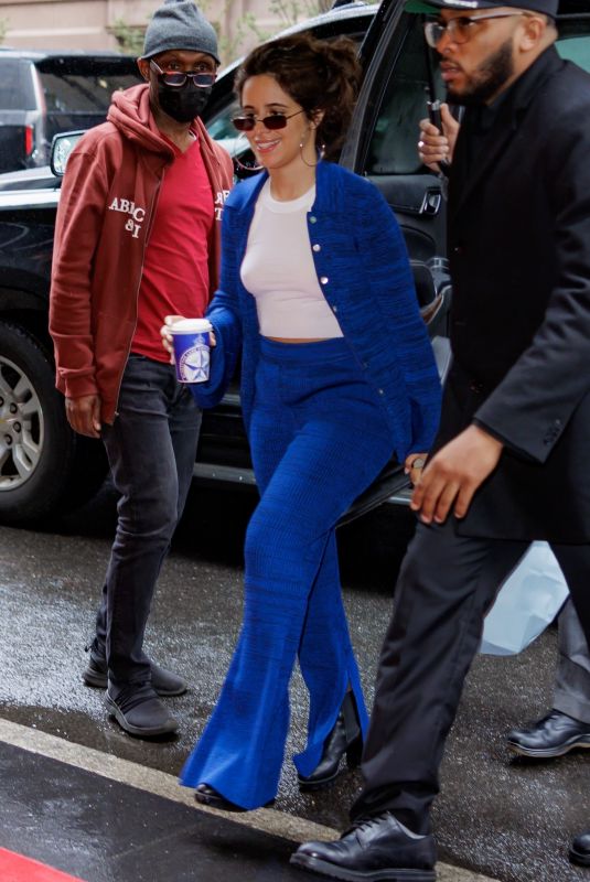 CAMILA CABELLO Arrives at Carlyle Hotel in New York 05/02/2022