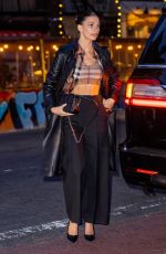 CAMILA MORONE Arrives at Burberry Dinner at Lucien in New York 05/18/2022
