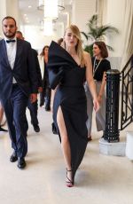 CAMILLE RAZAT Leaves Martinez Hotel in Cannes 05/28/2022