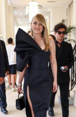 CAMILLE RAZAT Leaves Martinez Hotel in Cannes 05/28/2022