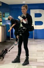 CARA DELEVINGNE at Glendale Galleria Mall in Los Angeles 05/21/2022