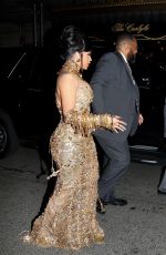 CARDI B Heading to 2022 Met Gala in New York 05/02/2022