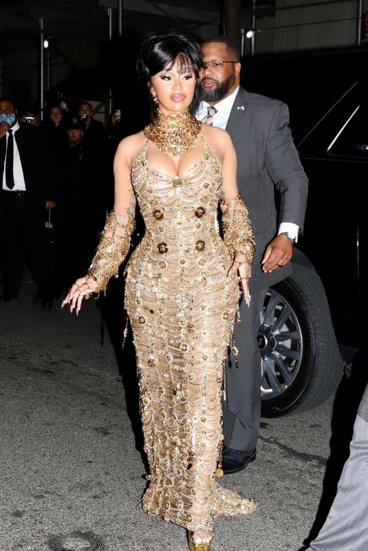 CARDI B Heading to 2022 Met Gala in New York 05/02/2022