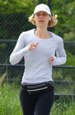 CAREY MULLIGAN and CLAIRE DANES Out Jogging in New York 05/26/2022