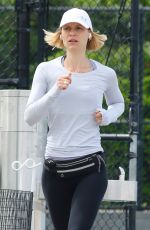 CAREY MULLIGAN and CLAIRE DANES Out Jogging in New York 05/26/2022