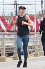 CAREY MULLIGAN and CLAIRE DANES Out Jogging in New York 05/26/2022