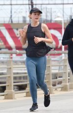 CAREY MULLIGAN and CLAIRE DANES Out Jogging in New York 05/26/2022