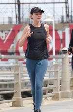 CAREY MULLIGAN Out Jogging at Hudson River Park 05/26/2022