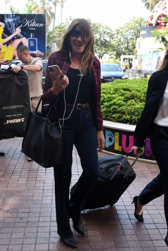CARLA BRUNI Out at 75th Annual Cannes Film Festival 05/21/2022