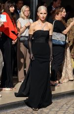 CARO DAUR Leaves Hotel Martinez in Cannes 05/25/2022