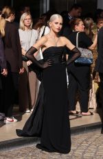 CARO DAUR Leaves Hotel Martinez in Cannes 05/25/2022
