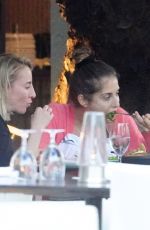 CATHY HUMMELS at a Dinner at Prime Fish in Miami Beach 05/16/2022
