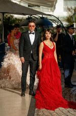 CAYLEE COWAN Leaves Hotel Martinez in Cannes 05/20/2022